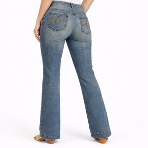 Vintage Bebe Red Zipper Bootcut Jeans – Size 30 – Made in USA